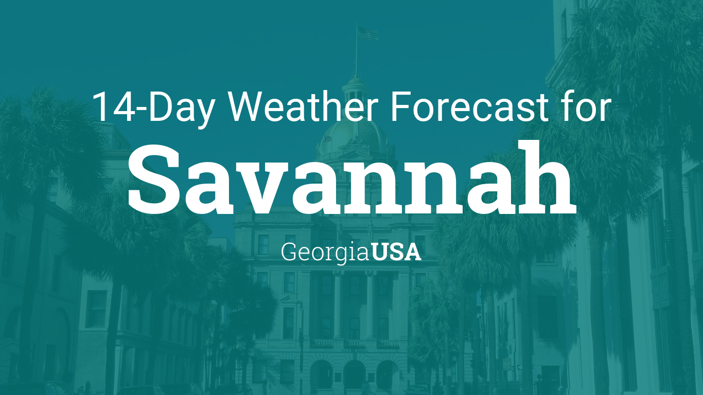 Savannah, USA 14 day weather forecast